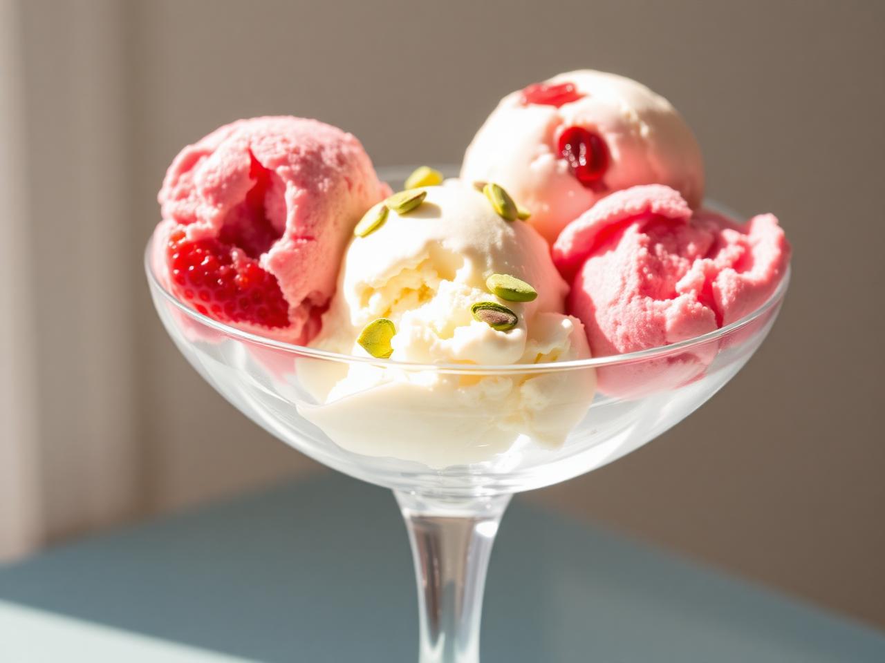 Coupe de glaces artisanales